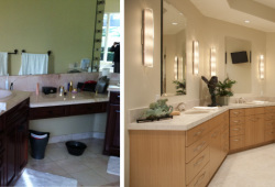 Before & After Vanity