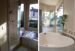 Before & After Tub Shower Area
